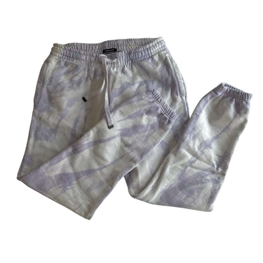 Talentless Spiral Wash Sweatpants Tie Dye Lavender Small - Picture 4 of 7